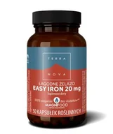 Witaminy i minerały - Terranova Łagodne żelazo EASY IRON 20mg 50 kaps. - miniaturka - grafika 1