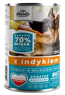 Frendi kawałki w delikatnym sosie z indykiem 1250g - Mokra karma dla kotów - miniaturka - grafika 1
