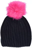 Czapki damskie - Hatley Czapka zimowa dla dziewczynek, Blue (Pink Pom Pom 400), L - miniaturka - grafika 1