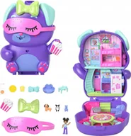 Figurki dla dzieci - Figurka Mattel Polly Pocket Pieskowe piżama party + akcesoria - miniaturka - grafika 1
