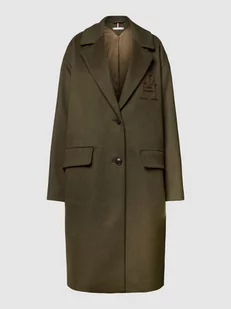 Płaszcz o kroju relaxed fit z kołnierzem z połami - Płaszcze męskie - miniaturka - grafika 1