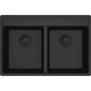 Franke Zlewozmywak fragranitowy Maris MRG 620-35-35 TL Czarny mat 114.0661.782 114.0661.782 - Zlewozmywaki - miniaturka - grafika 2