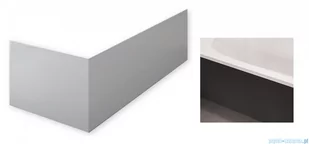Besco Intrica 150x75cm obudowa czarny mat wanny #OAI-150-PKC - Obudowy do wanien - miniaturka - grafika 1