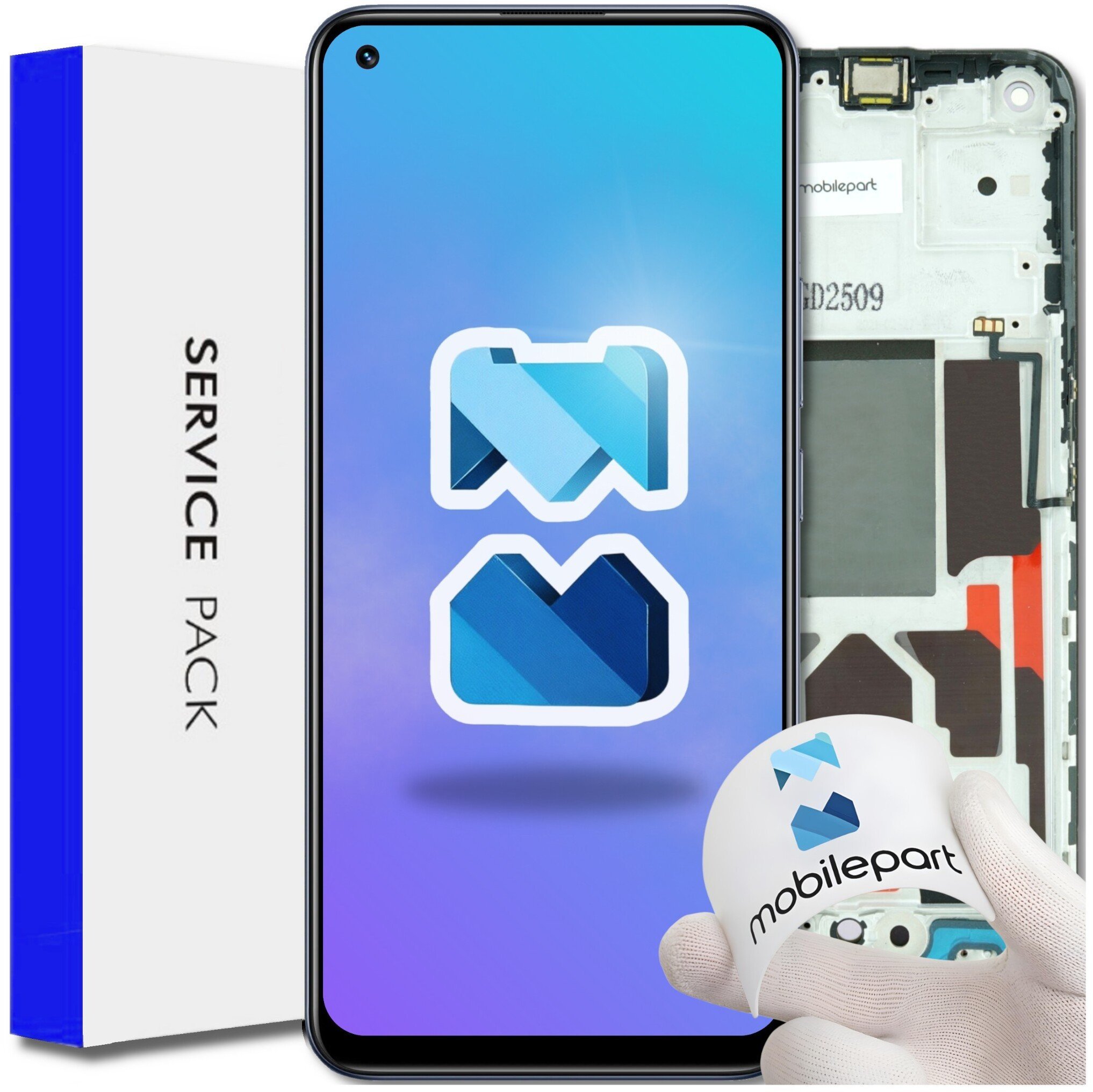Wyświetlacz do Realme GT Master Edition LCD Ramka Oryginał Mobilepart