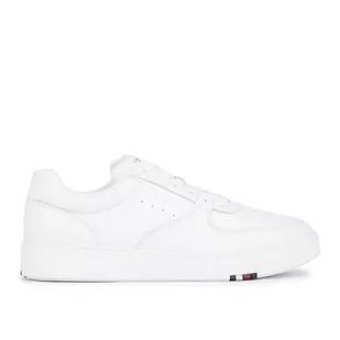 Buty Tommy Hilfiger Modern Cup Corporate Lth M FM0FM04941YBS białe - Buty sportowe męskie - miniaturka - grafika 1