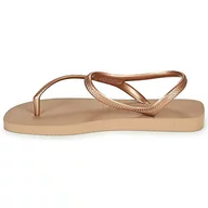 Sandały damskie - Havaianas Sandały damskie Slim, Złote różowe złoto - 36/37 EU - miniaturka - grafika 1