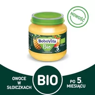 Desery dla dzieci - Bobovita Bio Jabłko i Ananas - Deser owocowy 125g - miniaturka - grafika 1