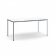 Stoły - B2B Partner Stół do jadalni i stołówki, ciemnoszara konstrukcja, 1600 x 800 mm, buk 555774 - miniaturka - grafika 1
