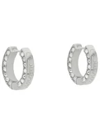 Kolczyki - Guess Kolczyki Circle Lights JUBE03 160JW Srebrne rodowanie - miniaturka - grafika 1