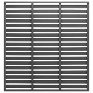 Panel ogrodzeniowy z WPC, 180x180 cm, szary - Ogrodzenia - miniaturka - grafika 1