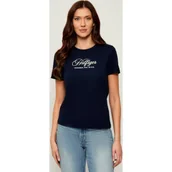Koszulki i topy damskie - Tommy Hilfiger T-shirt | Regular Fit - miniaturka - grafika 1