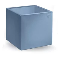 Ławy i stoliki kawowe - Stolik kawowy Cube jasnoniebieski - Lyxo Design - miniaturka - grafika 1