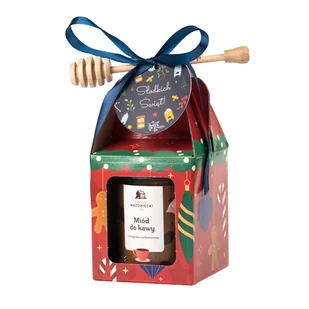 Barnik Mazowiecki Miód do kawy w świątecznym opakowaniu - Zdrowa żywność - miniaturka - grafika 1