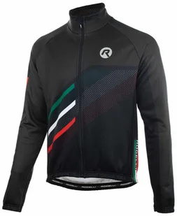 Kurtka membranowa na rower Rogelli TEAM 2.0 - Czarny - 6XL - Kurtki rowerowe - miniaturka - grafika 1