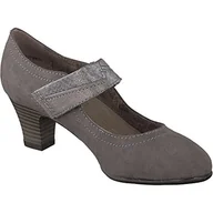 Czółenka - Softline Damskie czółenka 24463, szary - szary grafitowy 206. - 42 EU X-Weit - miniaturka - grafika 1