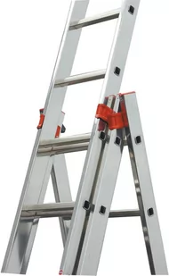 Drabina profesjonalna Krause Monto Tribilo 3x12 na schody (wysokość robocza: 9,30m) 99680064 - Drabiny - miniaturka - grafika 4