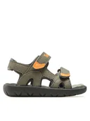 Buty dla chłopców - Timberland Sandały Perkins Row 2-Strap TB0A24Y7A581 Zielony - miniaturka - grafika 1