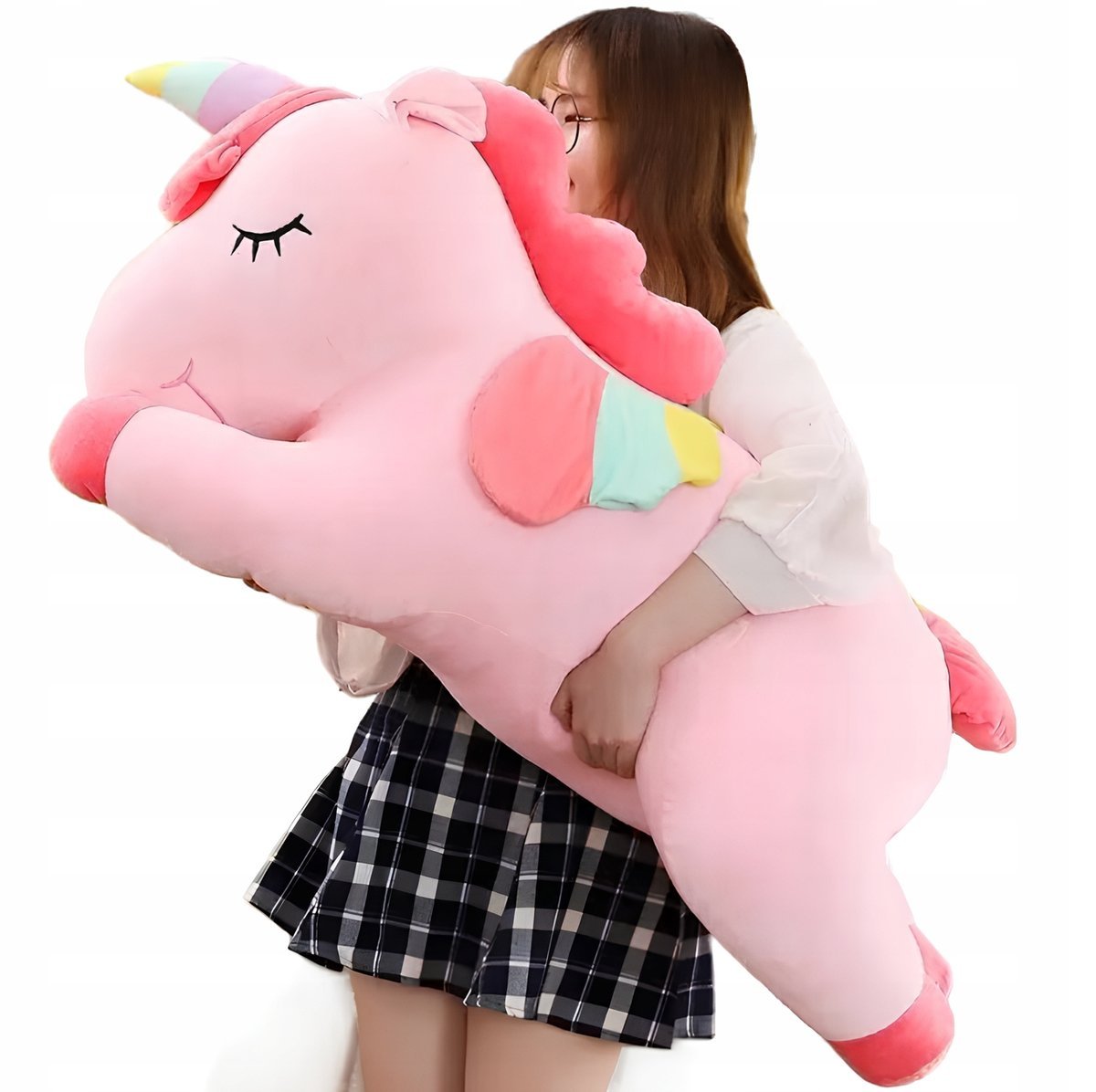 Pluszowy jednorożec 70 cm - urocza zabawka dla dzieci i miłośników magii