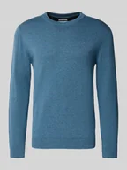 Swetry męskie - Sweter z dzianiny o kroju regular fit z czystej bawełny - miniaturka - grafika 1