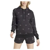 Bluzy damskie - adidas Bluza damska, S, czarna, Czarny, S - miniaturka - grafika 1