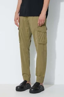Alpha Industries spodnie męskie kolor zielony w fasonie cargo - Spodnie męskie - miniaturka - grafika 1