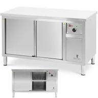 Piece, kotły  i płyty grzejne gastronomiczne - Szafa grzewcza podgrzewacz do talerzy 30-80 C 140 x 70 x 85 cm 2.4kW - miniaturka - grafika 1