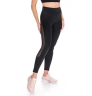 Legginsy - Legginsy sportowe z siateczką Mappy czarne, Teyli - miniaturka - grafika 1