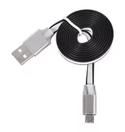 Kable USB - Kabel Slim Micro Usb Typ C Biały - miniaturka - grafika 1