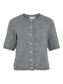 Swetry damskie - Vila Kardigan "Vidainty" w kolorze szarym - miniaturka - grafika 1