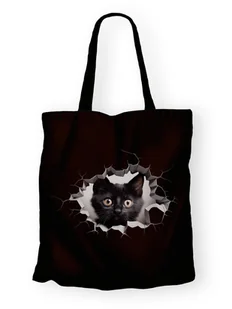 Torba bawełniana z nadrukiem kociak - Torby i wózki na zakupy - miniaturka - grafika 1