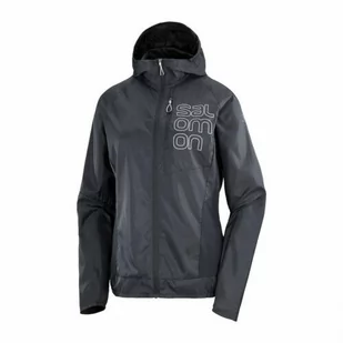 Kurtka Salomon Bonatti Cross Wind FZ Hoodie W Jet Black - Kurtki i kamizelki sportowe damskie - miniaturka - grafika 1