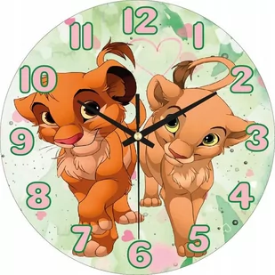 Zegar Ścienny Dla Dzieci Simba Król Lew Lwiątka - Zegary - miniaturka - grafika 1