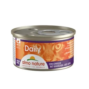 Almo nature Daily Menu 24 x 85 g Królik - Mokra karma dla kotów - miniaturka - grafika 1