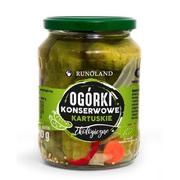 Zdrowa żywność - Runoland OGÓRKI KONSERWOWE KARTUSKIE BIO 670 g - miniaturka - grafika 1