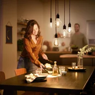 Żarówki LED - Philips E27 żarówka LED G45 3W 2 200 K złota - miniaturka - grafika 1