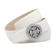 Paski - Anthoni Crown Pasek damski, biały (biały 090), 110|#110|#6681 (Herstellergröße: 110) - miniaturka - grafika 1