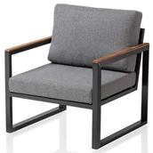 Fotele i krzesła ogrodowe - KETTLER modułowe krzesło ogrodowe OCEAN Skid z drewna tekowego, 105506-7300 - miniaturka - grafika 1