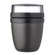 Lunch boxy - Mepal, Lunchpot Ellipse mini 107650041100, Czarny - miniaturka - grafika 1