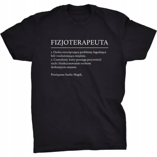 Koszulka Dla Fizjoterapeuty Definicja Prezent - Koszulki męskie - miniaturka - grafika 1