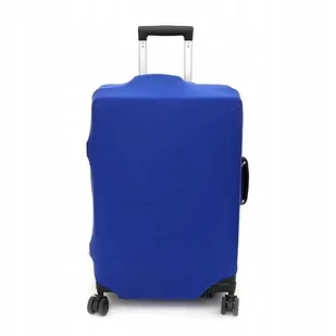 Pokrowiec Na Walizkę Podróżną Ochronny Etui Bagaż 70x47x30cm L Niebieski - Walizki - miniaturka - grafika 1