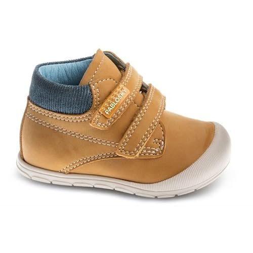 Pablosky Leader-tech dziecięce buty dziecięce z zapięciem na zatrzask, Żółty, 20 EU Ancho