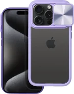 Etui i futerały do telefonów - OEM Futerał SLIDER do IPHONE 7 / 8 fioletowy - miniaturka - grafika 1