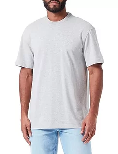 Koszulki męskie - Lee Męski t-shirt Plain Loose Tee, szary, M - grafika 1