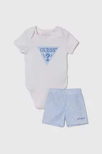 Dresy i komplety dla chłopców - Guess komplet niemowlęcy kolor biały - grafika 1