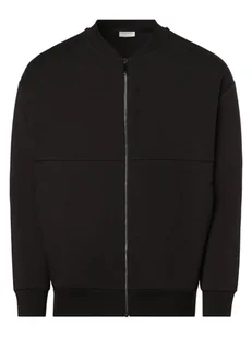 Calvin Klein Męska bluza rozpinana Mężczyźni Materiał dresowy czarny jednolity, S - Bluzy męskie - miniaturka - grafika 1