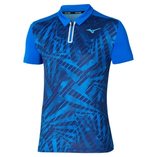 Koszulka męska Mizuno  Mugen Shadow Polo Mugen Blue  XL - Koszulki sportowe męskie - miniaturka - grafika 1