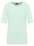 Koszulki i topy damskie - ELBSAND Koszulka "Siva" w kolorze miętowym - miniaturka - grafika 1
