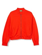 Kurtki damskie - United Colors of Benetton Kurtka damska M/L 3j68d5005 bluza bez kaptura, czerwona 35d, XS - miniaturka - grafika 1