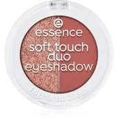 Cienie do powiek - Essence Soft Touch Duo Eyeshadow podwójny cień do powiek 01 Bronze Beauty 1,8g - miniaturka - grafika 1