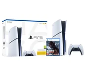 Konsole Playstation - Sony PlayStation 5 Slim E Chassis PS5 1TB z napędem + The Last of Us Part II - miniaturka - grafika 1